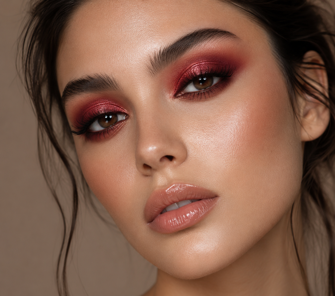 Red Eyeshadow Makeup: How to Wear Red Without Looking Tired
