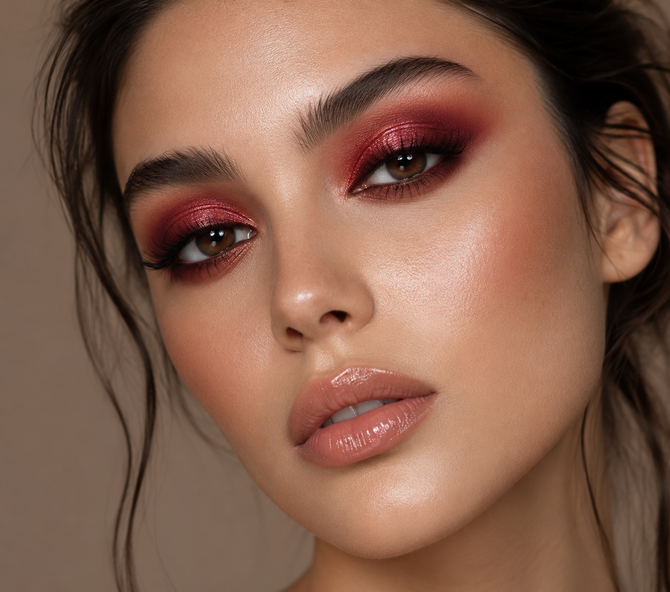 Red Eyeshadow Makeup: How to Wear Red Without Looking Tired
