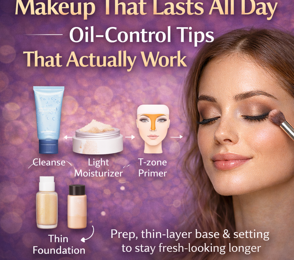 Makeup That Lasts All Day: Oil-Control Tips That Actually Work