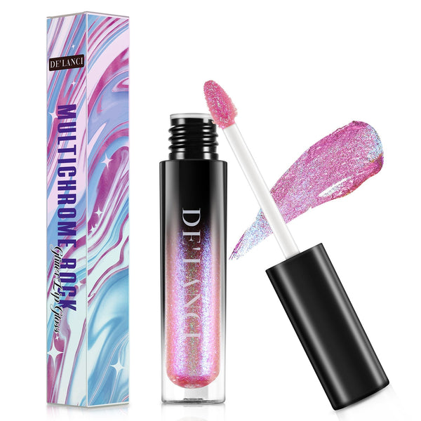 DE'LANCI Glitter Chameleon Lip Gloss-DE'LANCI