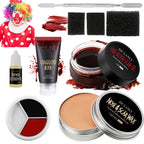 DE'LANCI SFX Halloween Makeup Kit 9 PCS Set