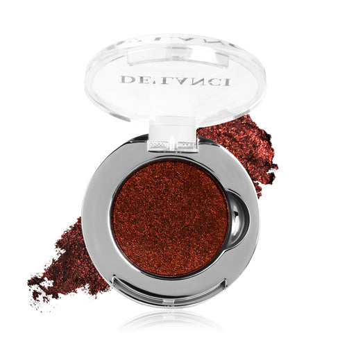 DELANCI Sparkle Red Glitter Eyeshadow Singles | Buildable High-Shine Shades