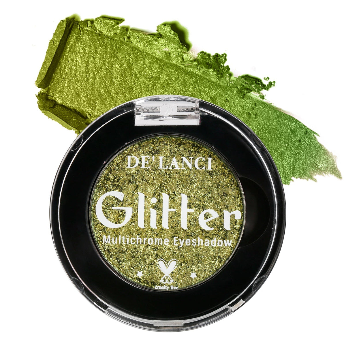 DE'LANCI Rainbow Multichrome Chameleon Eyeshadow  #2F Olive Yellow-DE'LANCI