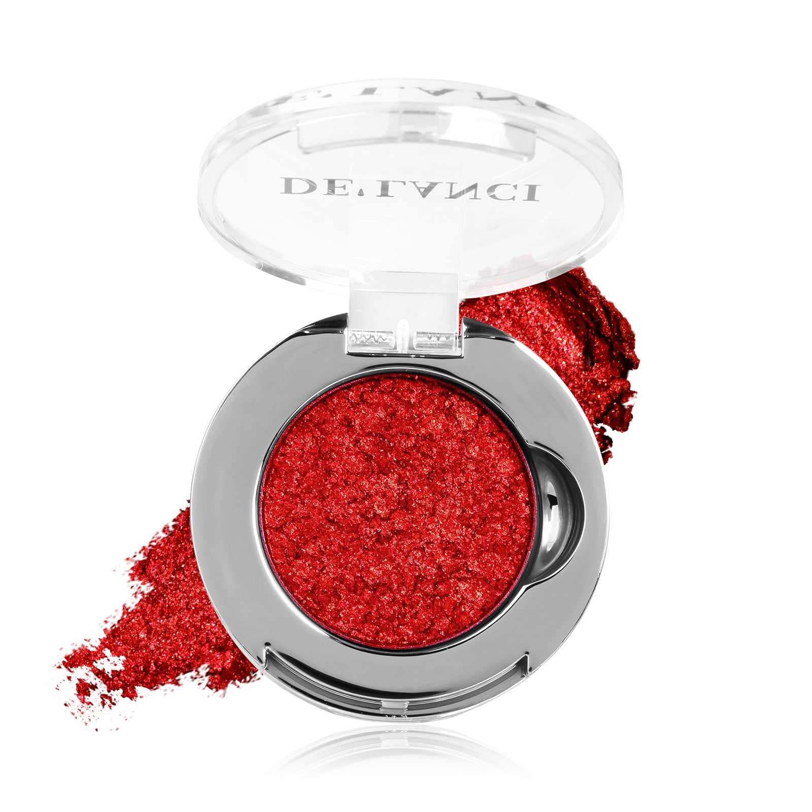 DE'LANCI Sparkle Red Singles | High-Shine Glitter Eyeshadow