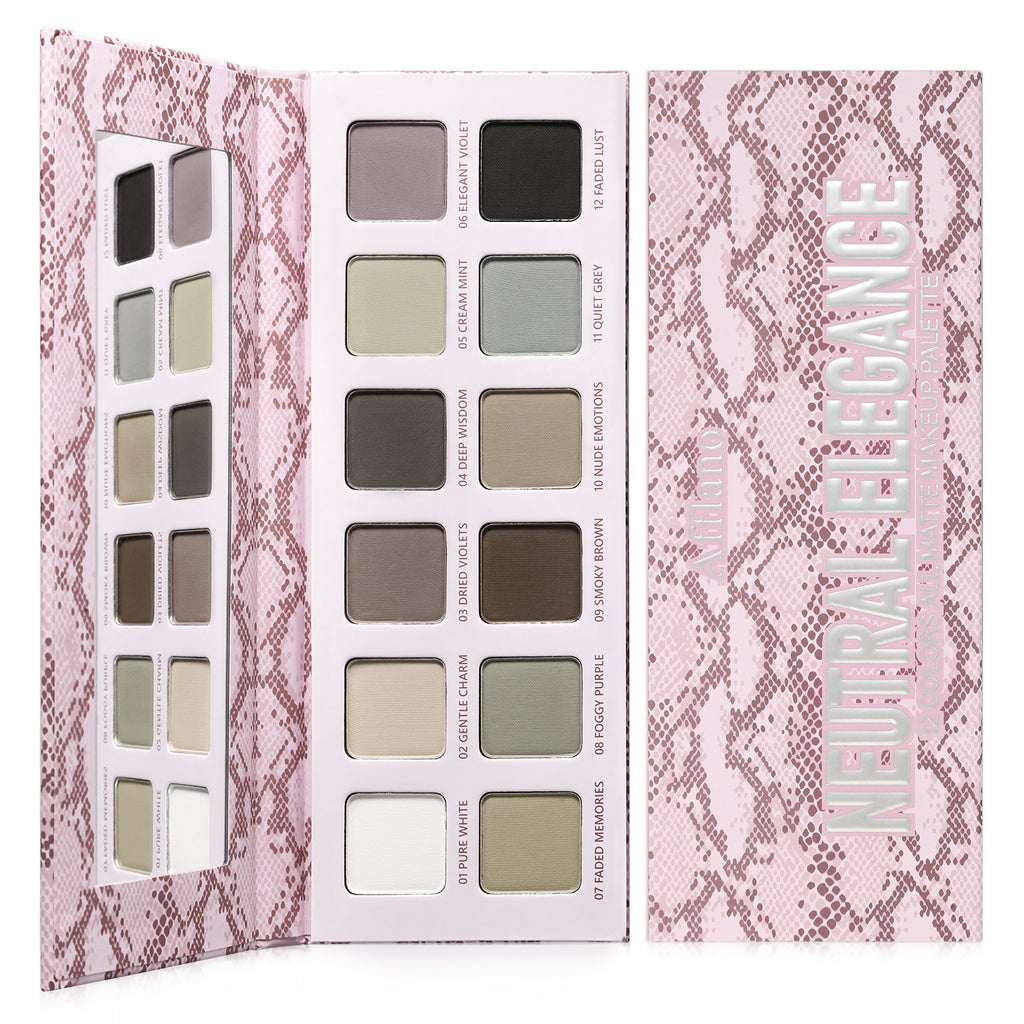 Afflano 12 Colors All Matte Eyeshadow Palette