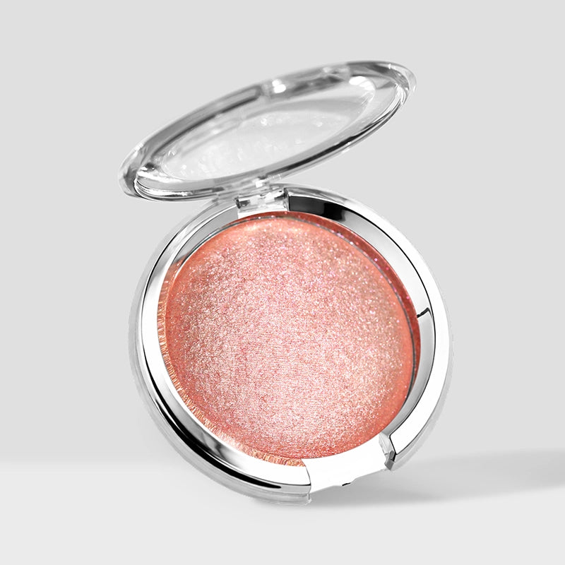 Rose Quartz Glow Mousse Highlighter – Soft Rose-Pink Shimmer, Blendable, Long-Wear