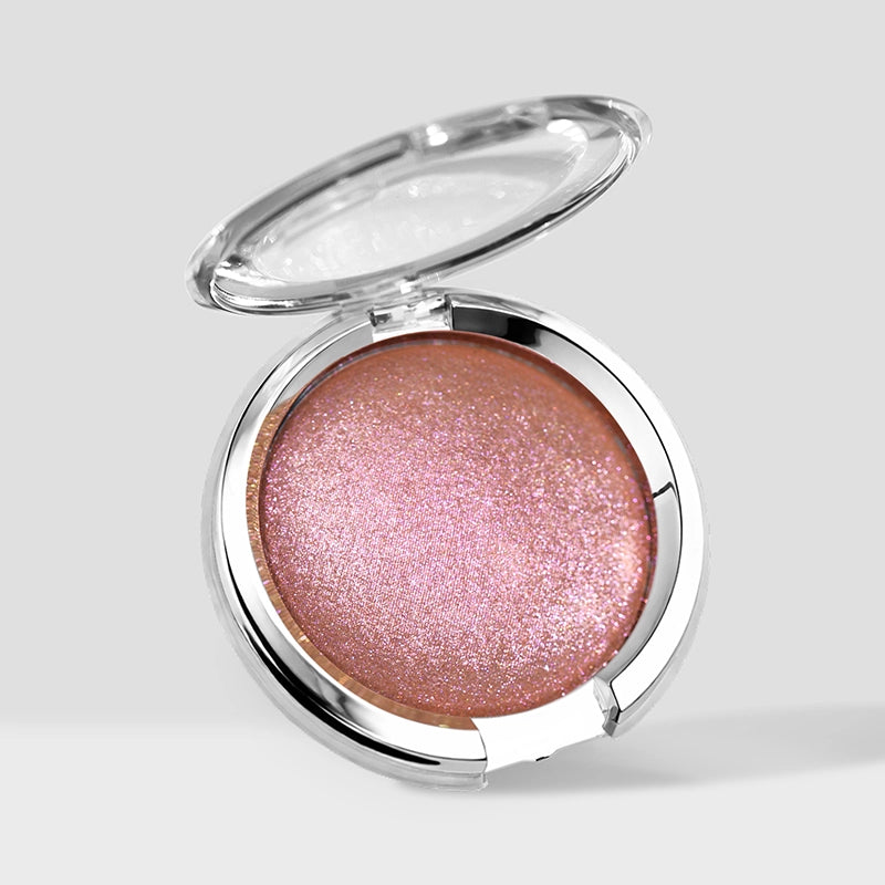 Cosmic Rose Sparkle Highlighter – Deep Rose Multidimensional Glitter (G08) | Cream-to-Powder Formula