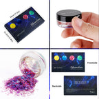 Chameleon Eyeshadow Flakes Powder Liquid Set-DE'LANCI