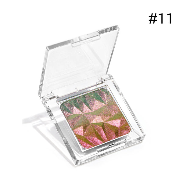 Diamond Prism Multichrome Chameleon Eyeshadow – 3D Embossed, Color-Shifting, 3.2g