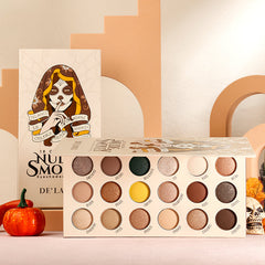 DE'LANCI 18 Colors Nude Smoky Eyeshadow Palette-DE'LANCI