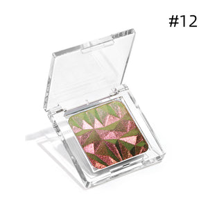 Diamond Prism Multichrome Chameleon Eyeshadow – 3D Embossed, Color-Shifting, 3.2g