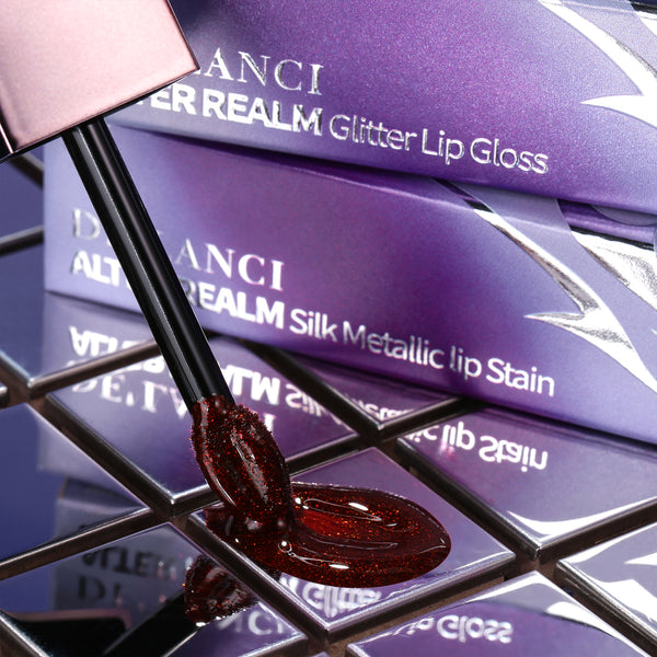 DELANCI Alter Realm Shimmer Velvet Lipstick – Vegan Bold Gothic Shimmer