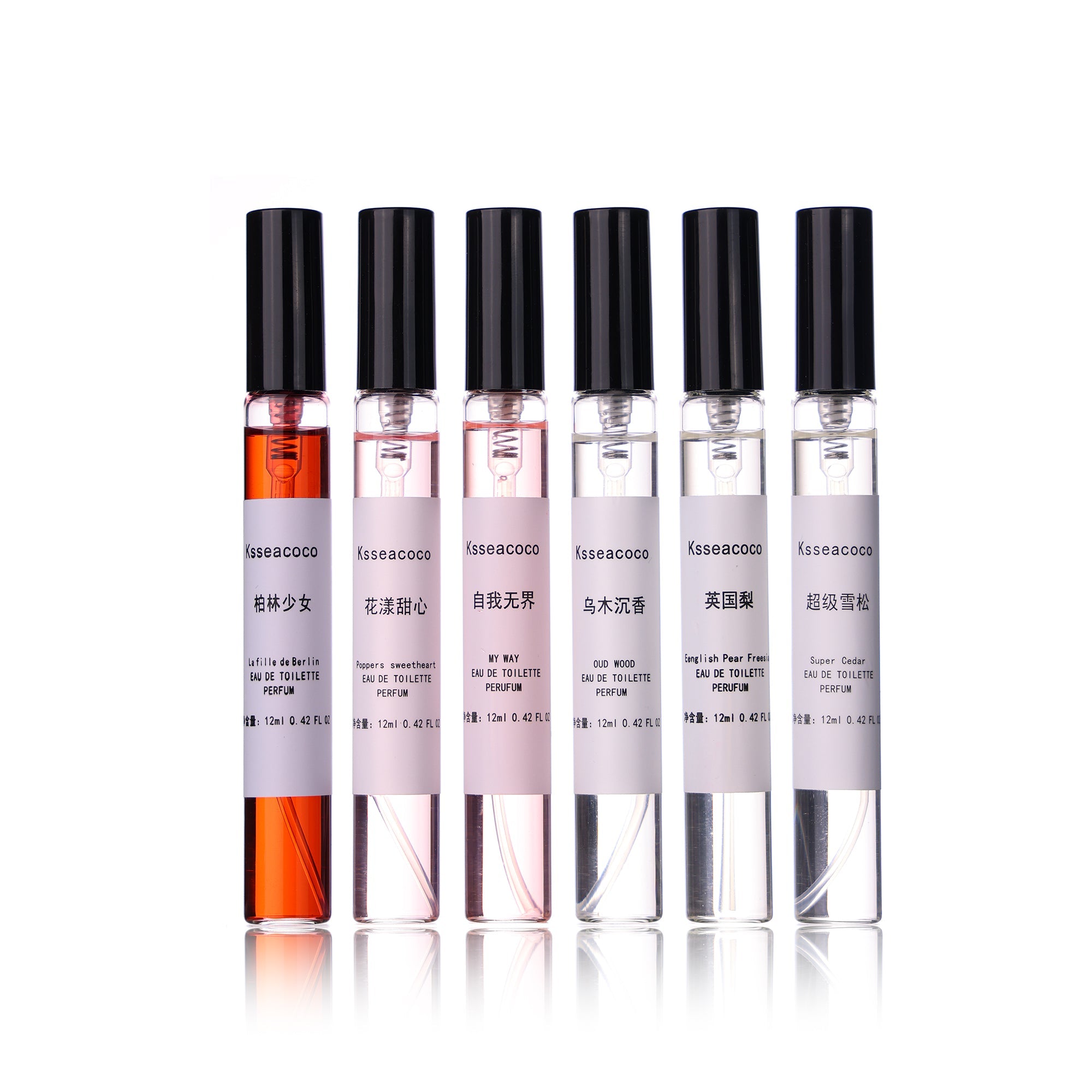 6-Piece Designer-Inspired Perfume Set – 12ml Each | Long-Lasting, Travel-Friendly Fragrance Minis