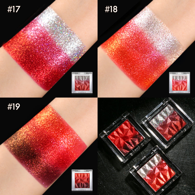 DE'LANCI Gradient Multichrome Red Eyeshadow