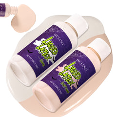 Liquid Latex for SFX Makeup – 2 Pack (Clear & Light Flesh, 50ml)