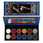 DE'LANCI Circus Nightmare 12-Color Red &  Blue Eyeshadow Palette