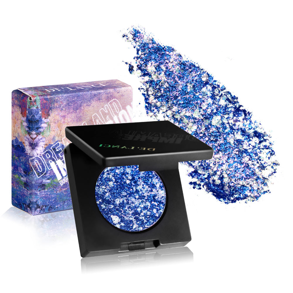 DE'LANCI Dreamland Impression Duochrome Multichrome Pressed Eye Shadow #2 – Silky, Long-Lasting, No Fallout