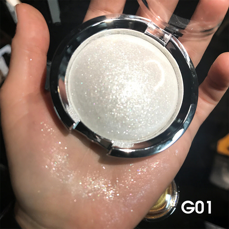 DE’LANCI 10-Color Highlighter  – Multi-Dimensional Glow, Long-Lasting Shimmer for Face & Body