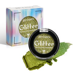 DE'LANCI Rainbow Multichrome Chameleon Eyeshadow  #2F Olive Yellow-DE'LANCI