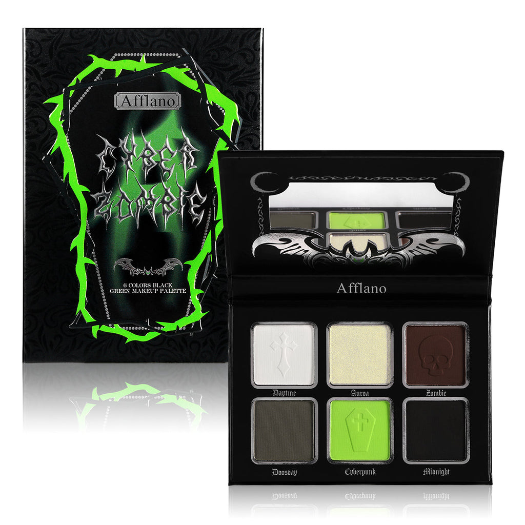 Afflano Goth Eyeshadow Palette Bundle – 4-Palette Set of Bold Matte & Shimmer Shades