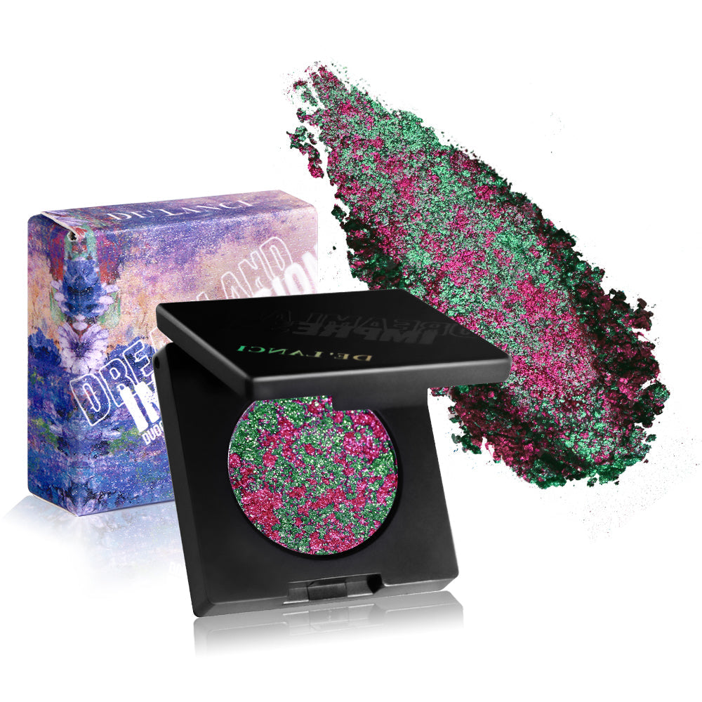 DE'LANCI Dreamland Impression Multichrome Duochrome Pressed Eye Shadow #3 – Long-Lasting, No Fallout