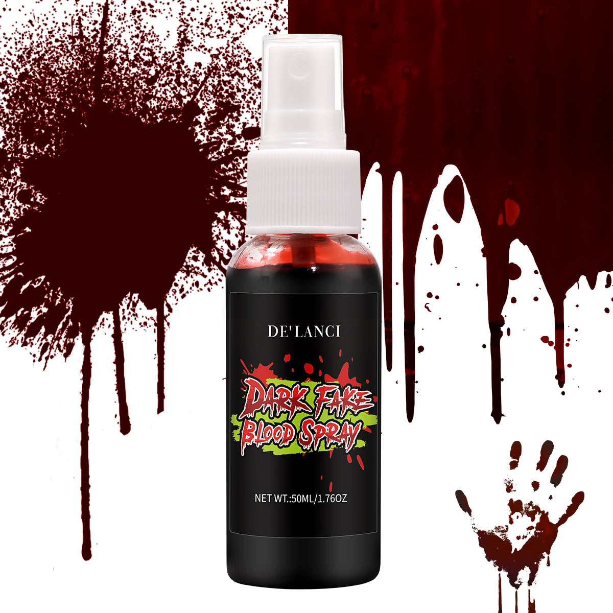 Dark Fake Blood Spray – 50ml Realistic SFX Liquid for Halloween
