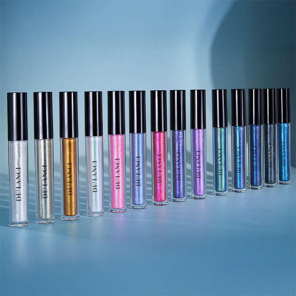 DE’LANCI ChromaLash™ Multichrome Mascara Topper – Color-Shifting Shimmer Lash Coat, 14 Shades