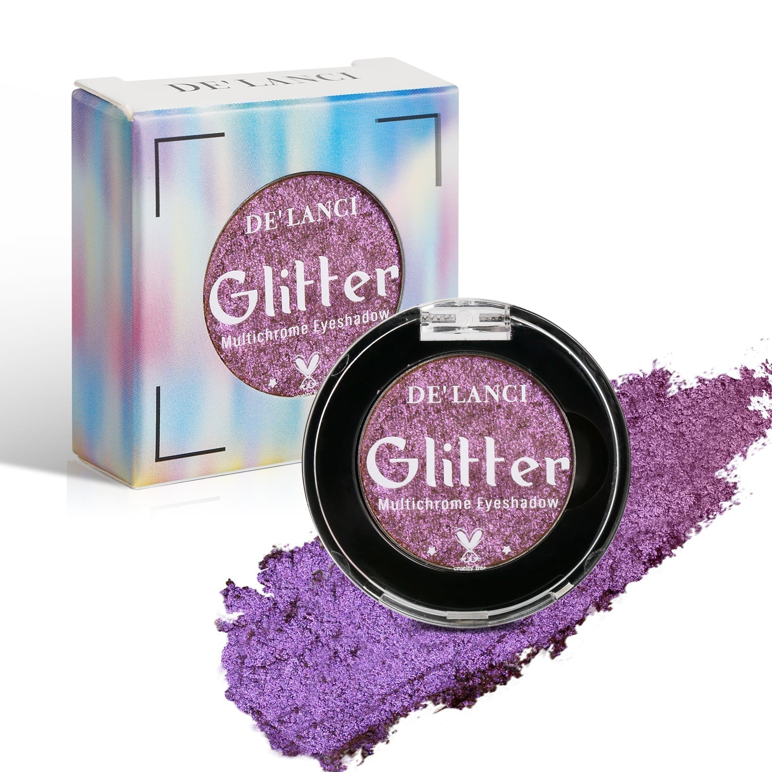 DE'LANCI Rainbow Multichrome Chameleon Eyeshadow  #4C Lavender-DE'LANCI