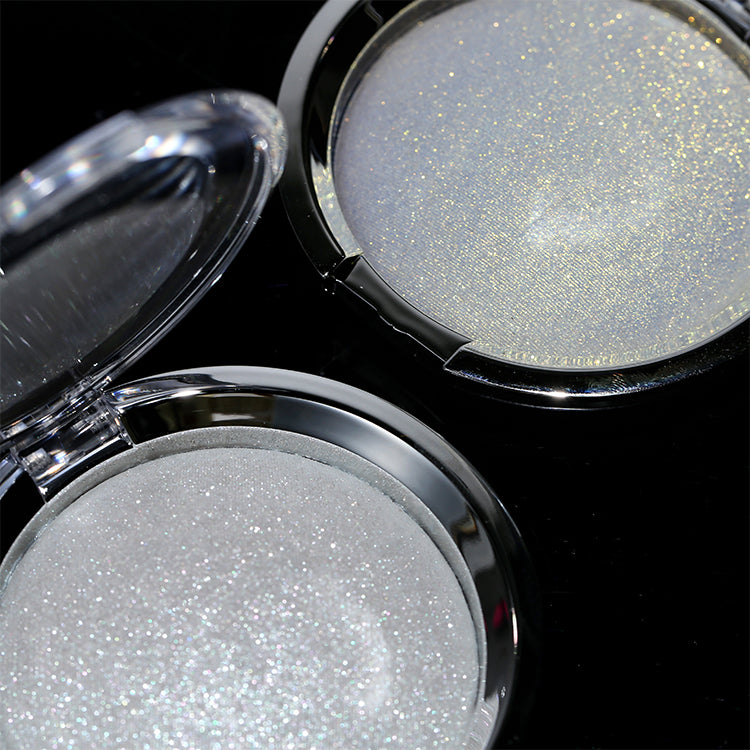 Moonlit Veil Bouncy Highlighter – Icy Diamond Glow (G01) Cream-Powder Hybrid