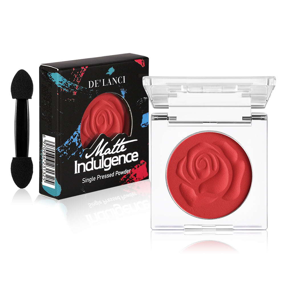 DE'LANCI Matte Single Eyeshadow #Crimson Flame