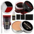 DE'LANCI SFX Halloween Makeup Kit 9 PCS Set