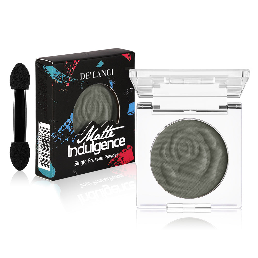 DE'LANCI Matte Single Eyeshadow #Stormy Slate