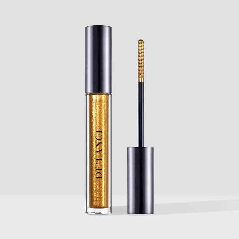 DE’LANCI ChromaLash™ Gold Multichrome Mascara Topper – Solar Gold Rush