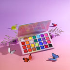 DE'LANCI Rainbow Jellyfish – 28-Color Multichrome Eyeshadow Fantasy