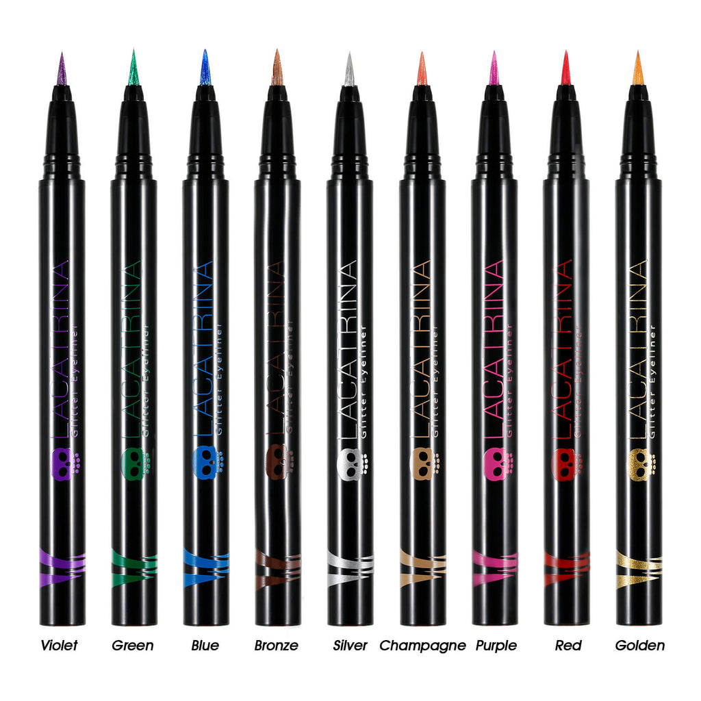 DE‘LANCI LA CATRINA 3 Color /set Glitter Liquid Eyeliner-DE'LANCI