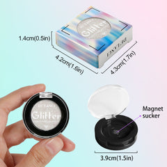 DE'LANCI Rainbow Multichrome Chameleon Eyeshadow  #4A Polar Light-DE'LANCI