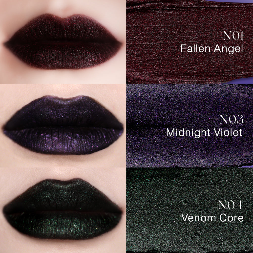 DE'LANCI Alter Realm Shimmer Velvet Lip Gloss - N03 Midnight Violet
