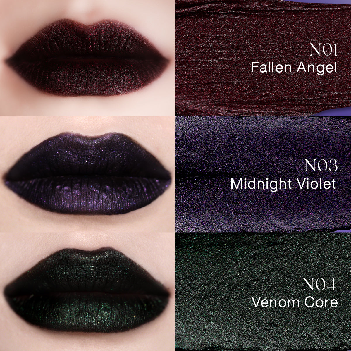 DE'LANCI Alter Realm Shimmer Velvet Lip Gloss - N03 Midnight Violet