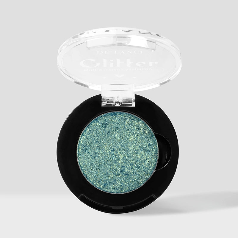 DE'LANCI Rainbow Multichrome Chameleon Eyeshadow – 3D Teal Mermaid Color-Shifting Pigment