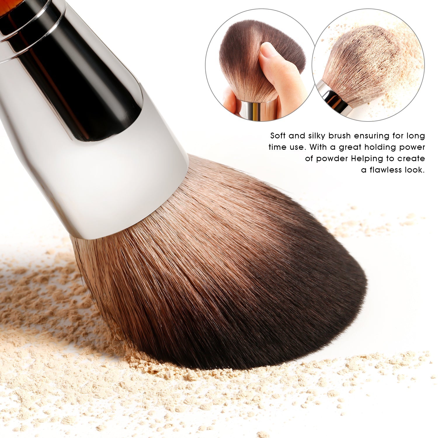 DE'LANCI KUNG FU Powder Brush-DE'LANCI