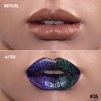 Chameleon Glitter Lip Gloss - 05 Peacock Green-DE'LANCI