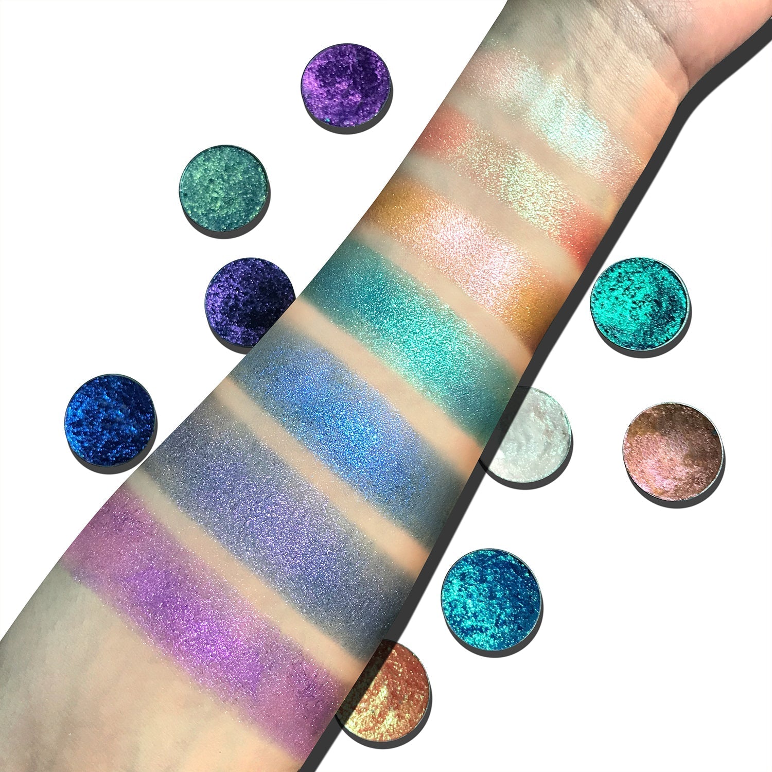 DE'LANCI Rainbow Multichrome Chameleon Eyeshadow  #4A Polar Light-DE'LANCI