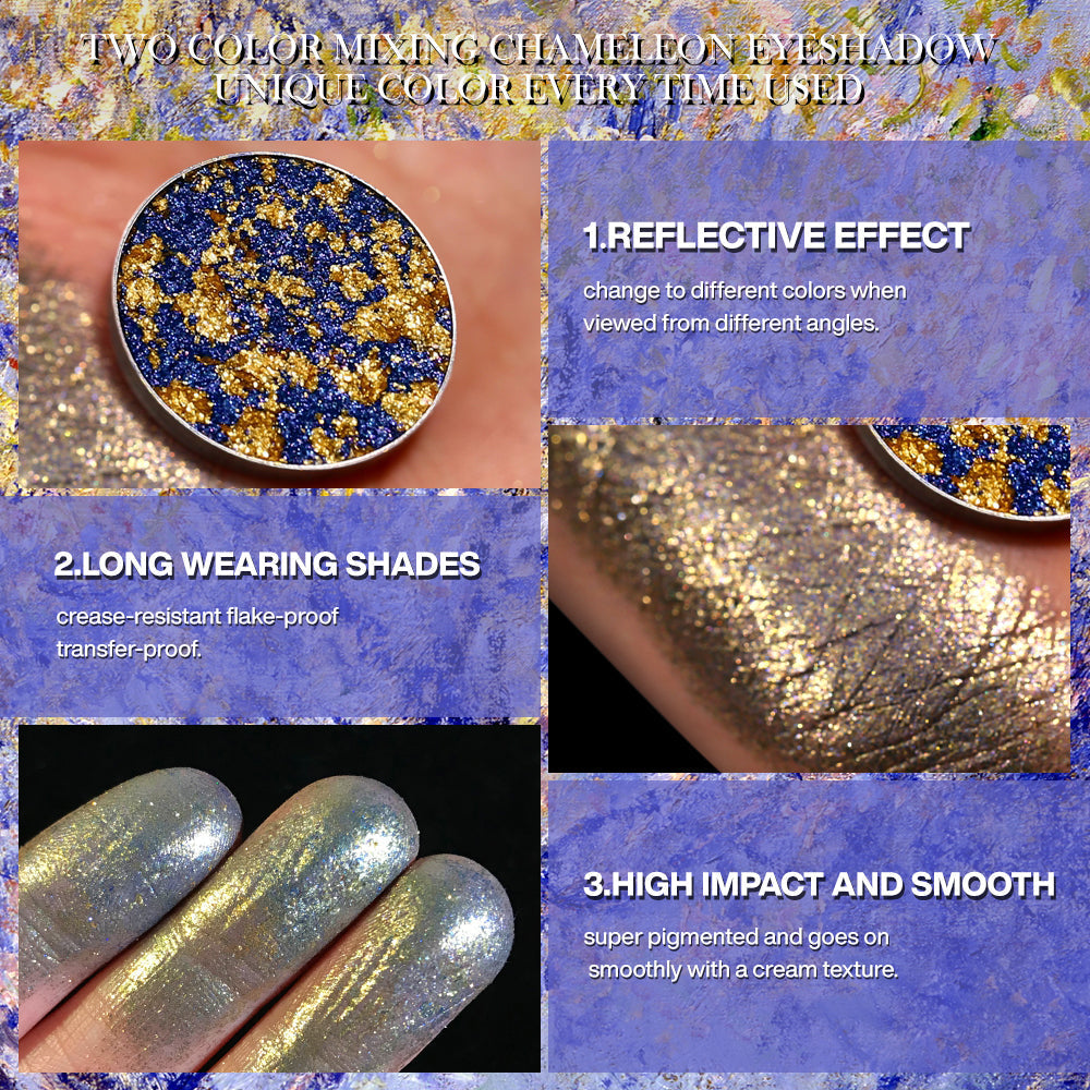 DE'LANCI Dreamland Impression Duochrome Multichrome Pressed Eyeshadow #12