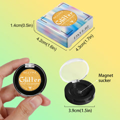 DE'LANCI Rainbow Multichrome Chameleon Eyeshadow #3B-DE'LANCI