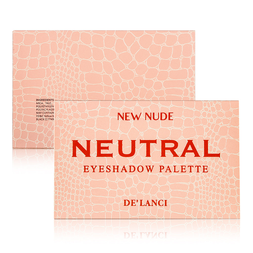DE'LANCI New Nude NEUTRAL Eyeshadow Palette 15 Colors Nudes Warm Eye Shadows-DE'LANCI