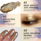 DE'LANCI Dreamland Duochrome Multichrome Eyeshadow #8 – Pressed Silk Formula