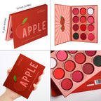 DE'LANCI 12 Red Apple Eye Shadow Palette
