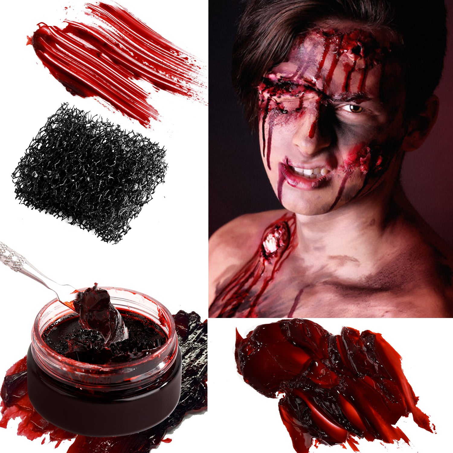 Fake Blood Set – 3PCS Halloween SFX Kit