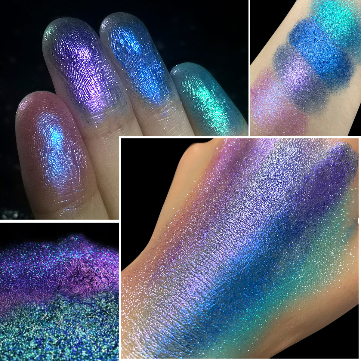 DE’LANCI Blue Enchantress Multichrome Eyeshadow palette