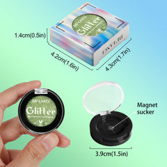 DE'LANCI Rainbow Multichrome Chameleon Eyeshadow #1F-DE'LANCI